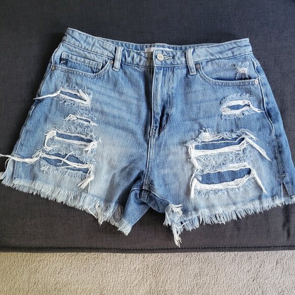 KanCan Jean Shorts - Picture 1 of 3